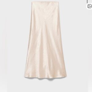 Babaton Slip Satin Maxi Skirt